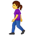 🚶‍♀️ woman walking display on Samsung